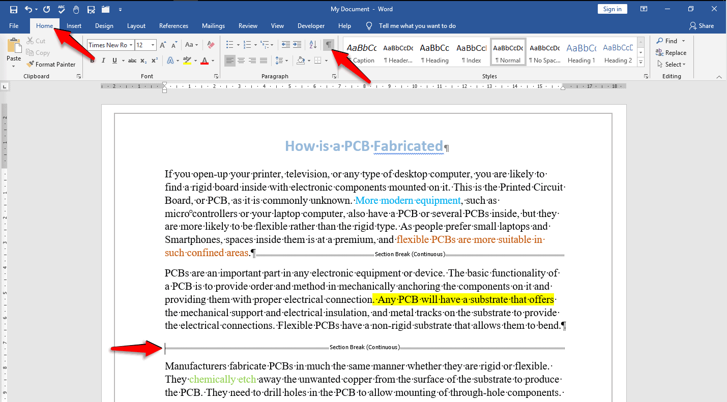 how-to-delete-a-section-break-in-microsoft-word-2016-support-your-tech