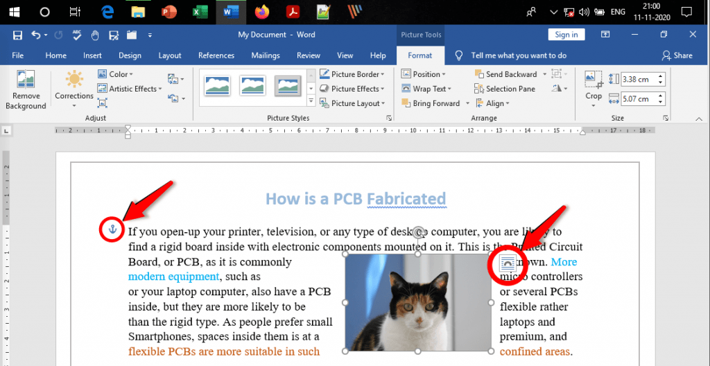 How To Remove Anchor In Word