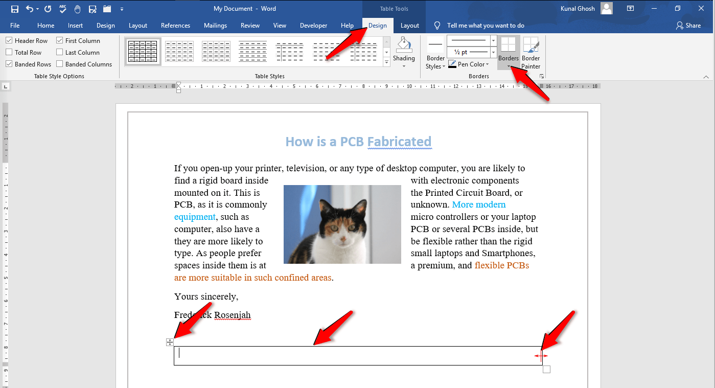 How to insert a Signature Line in Word - OfficeBeginner