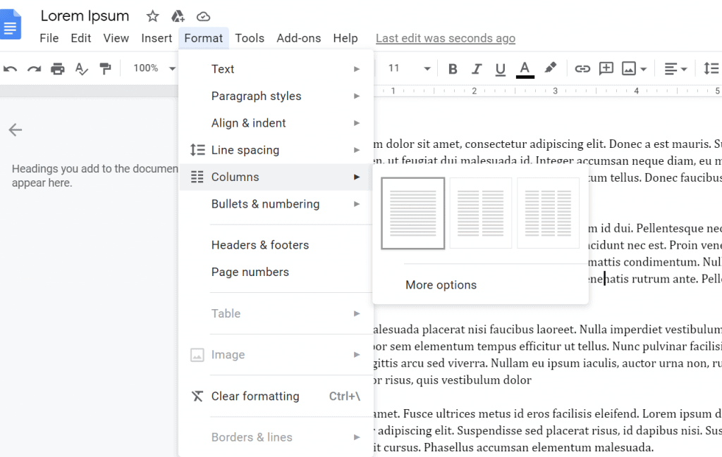 essay fonts google docs