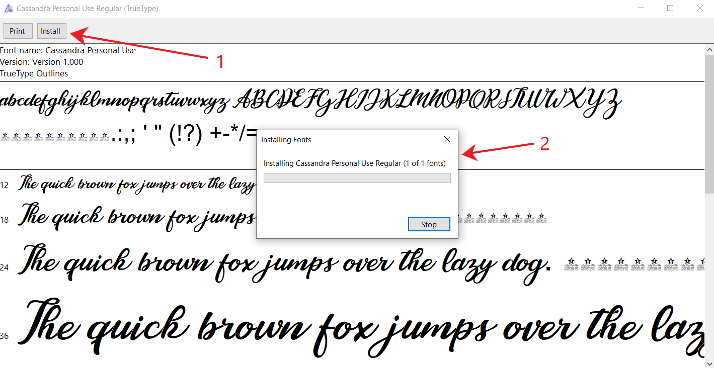 How to add custom fonts in MS Word - OfficeBeginner