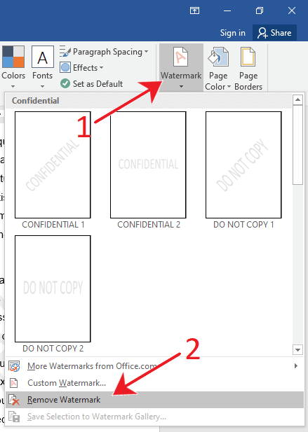 how-to-remove-watermark-in-word-document-officebeginner