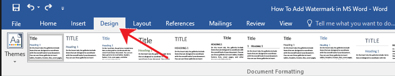 How to Remove Watermark in Word Document - OfficeBeginner