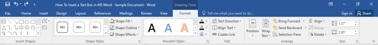 How to Insert a Text Box in MS Word - OfficeBeginner