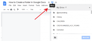 How to create a folder in Google Docs - OfficeBeginner