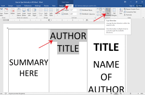 How to type vertically in MS Word - OfficeBeginner