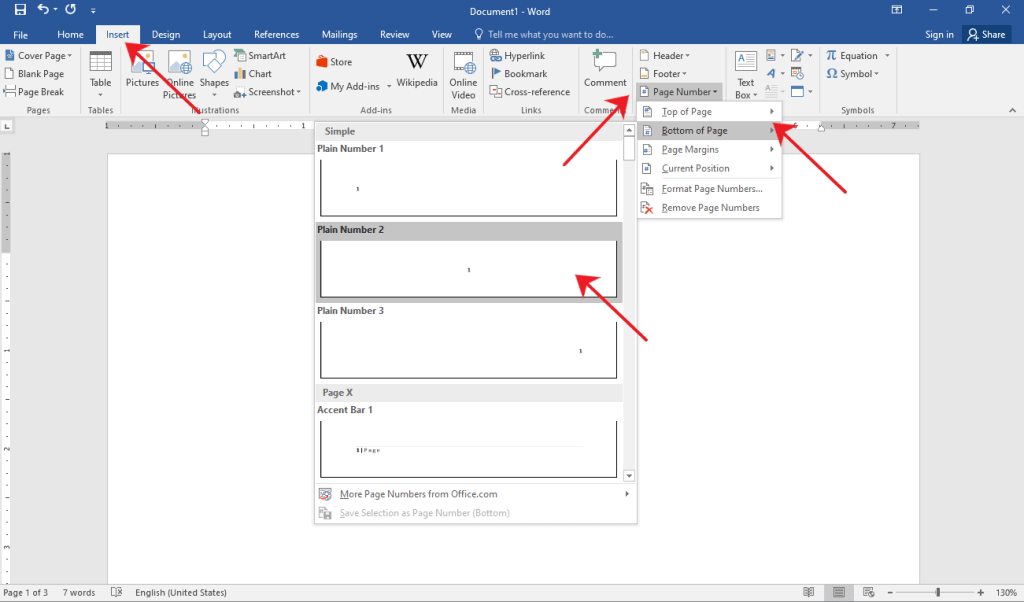 Word Footer Document Name And Page Number