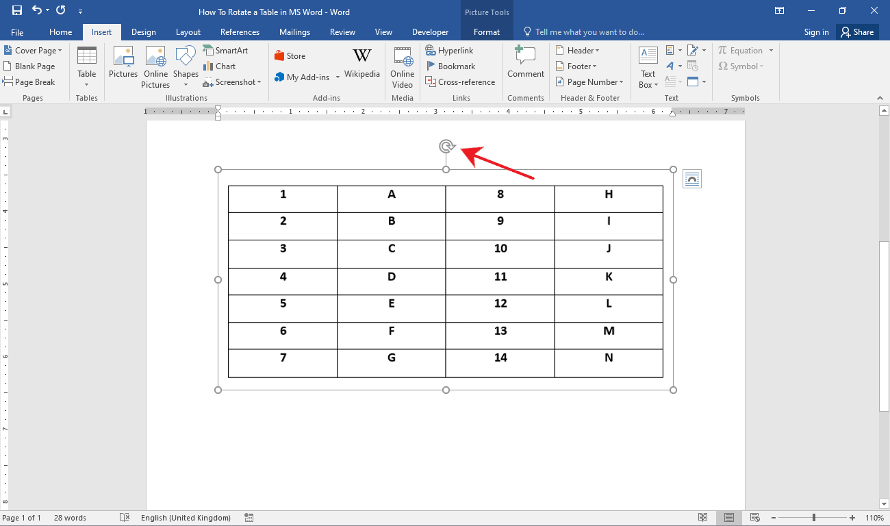 How To Rotate Entire Table In Word 2007 at Zachary Benson blog