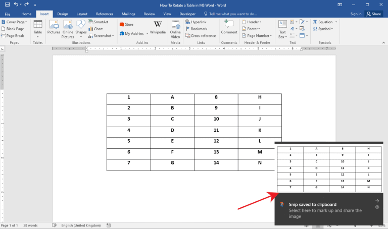 How to Rotate a Table in Word - OfficeBeginner