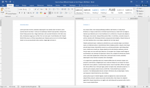How to have different header for each page in MS Word - OfficeBeginner