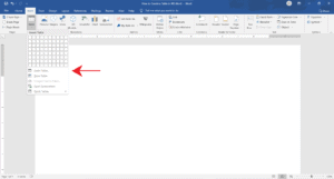 How to create a table in MS Word - OfficeBeginner