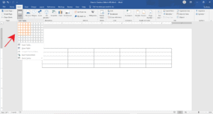 How to create a table in MS Word - OfficeBeginner