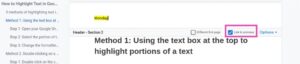 How to have different headers on each page in Google Docs - OfficeBeginner