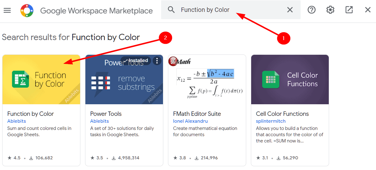 How to count colored cells in Google Sheets - OfficeBeginner