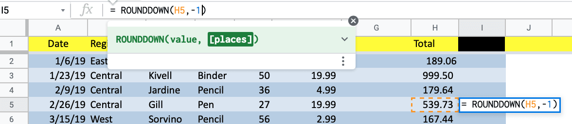 How To Round Numbers in Google Sheets - OfficeBeginner