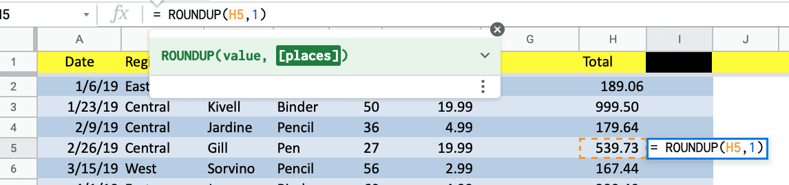How To Round Numbers in Google Sheets - OfficeBeginner