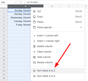 How to sort by date in Google Sheets - OfficeBeginner