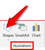 presentation draw line