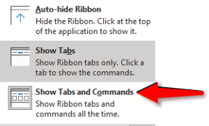 How to Show and Hide the Ribbon in MS Word - OfficeBeginner