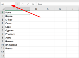 How to Remove Strikethrough in MS Excel - OfficeBeginner
