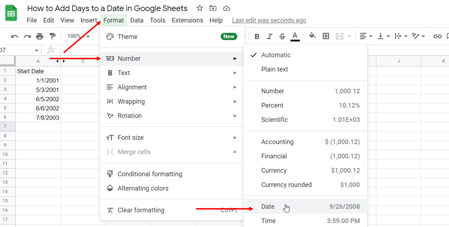 How to Add Days to a Date in Google Sheets - OfficeBeginner