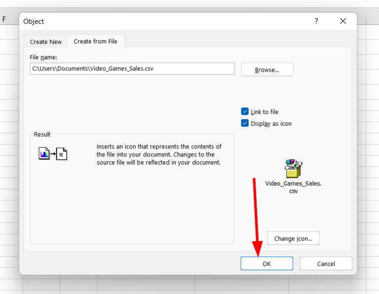 How to Insert an Object in MS Excel - OfficeBeginner