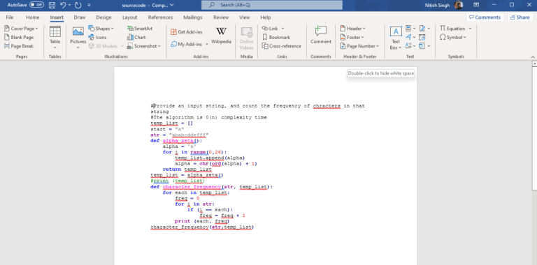 How to Insert Source Code in MS Word - OfficeBeginner