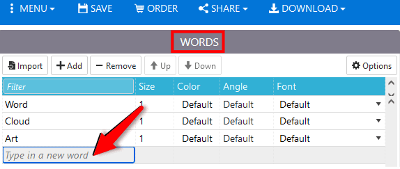 how to make word presentation