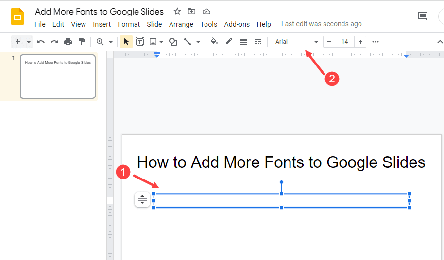 presentation fonts for google slides