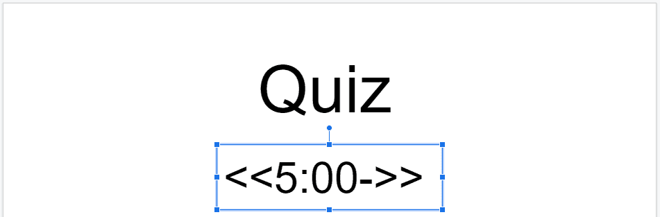 google slide presentation timer