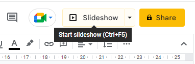 google slide presentation timer